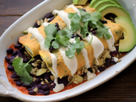 black bean enchilada